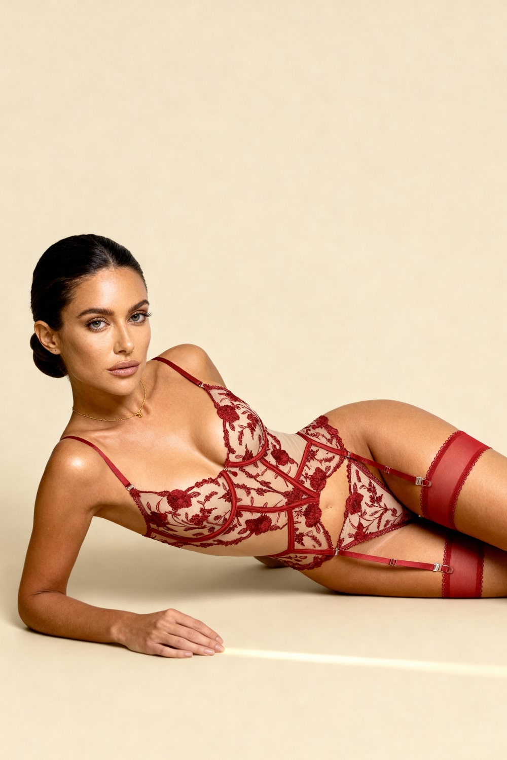 Bustier Marisela Rojo