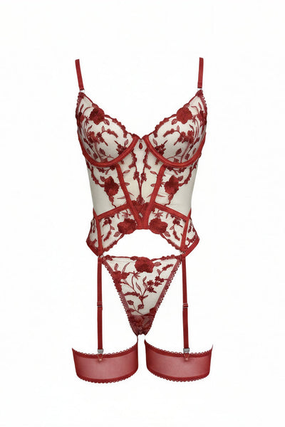 Bustier Marisela Rojo