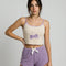 Pijama Cereza Morado